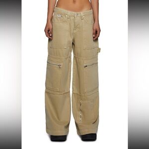 The Ragged Priest Ragged Jeans Wide Leg Combat 28